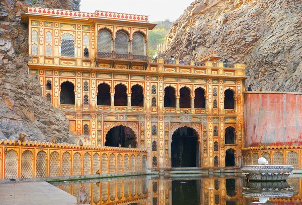 Galta Gate Temple Galtaji in Jaipur