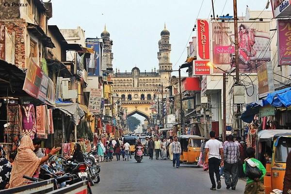 Colorful Lanes of Charminar Hyderabad Colorful Lanes of Charminar Hyderabad