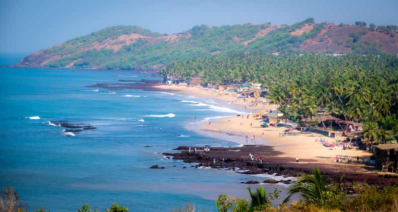 Anjuna Beach in North Goa