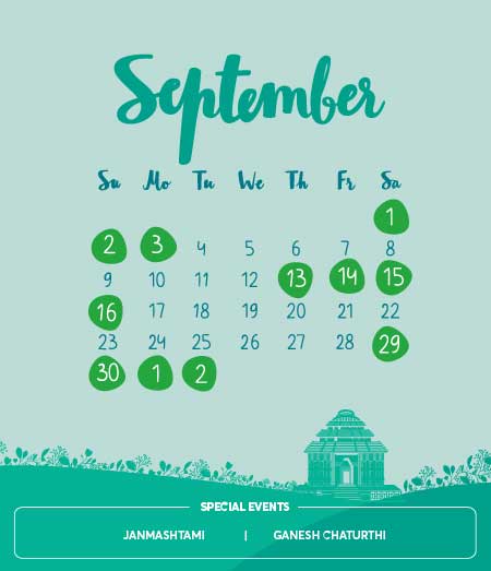 Long Holidays, September 2018
