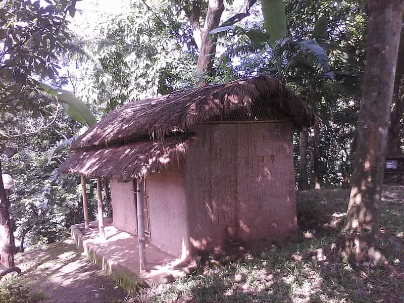 A hut inside Shrimanta Shankaradeva Kalakshetra, Guwahati