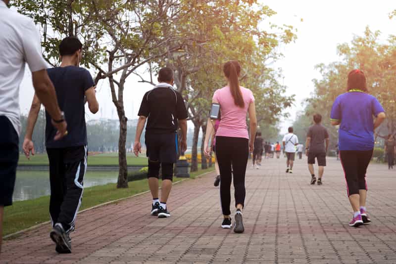 Enjoy an early morning walk