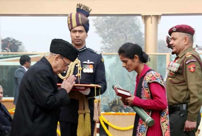 Award Ceremony in Indian Republic Day