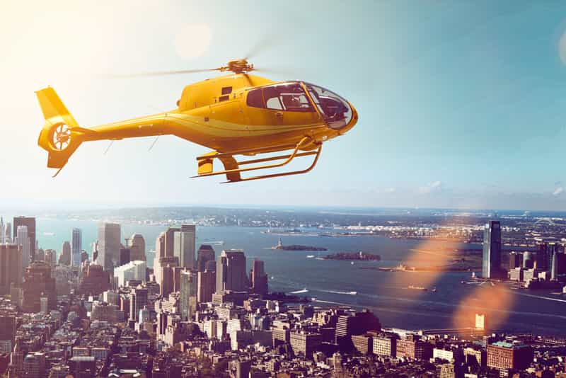 A View of the Bangalore's Flying Taxi