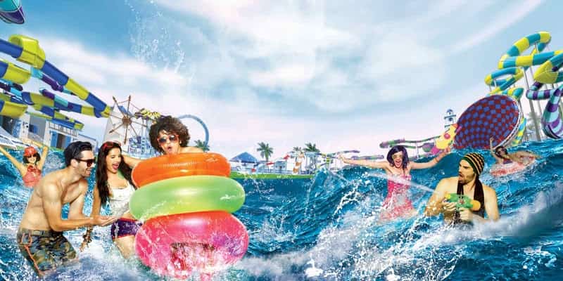 People enjoy watersports at Imagica Adlabs