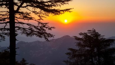 Sunset from Jakhoo Peak, Shimla