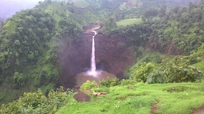 The Dabhosa waterfall at Jawhar