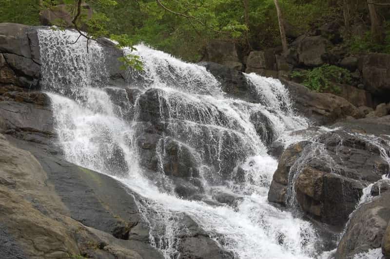 The lowest waterfall at Chinchoti