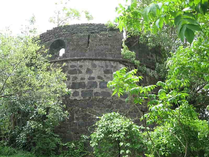 The remains of the fort 
