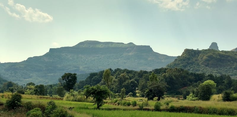 The view of Ratangad Fort