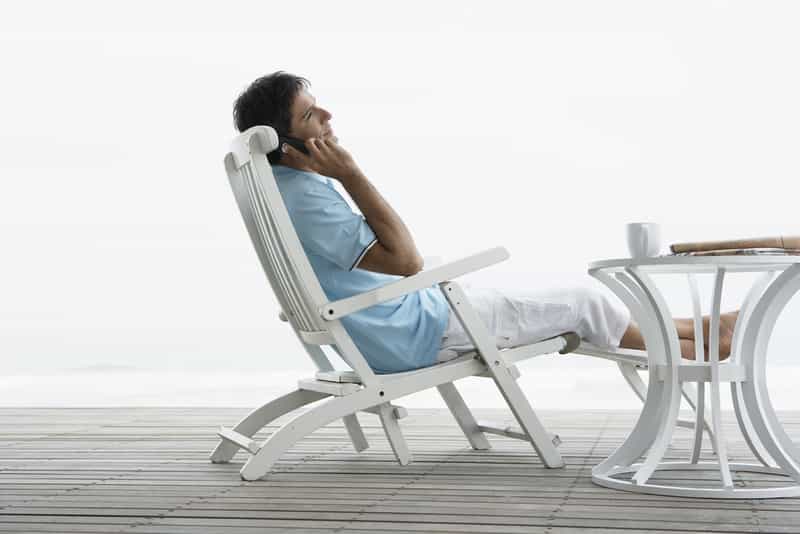 Traveler Enjoying Beach Side