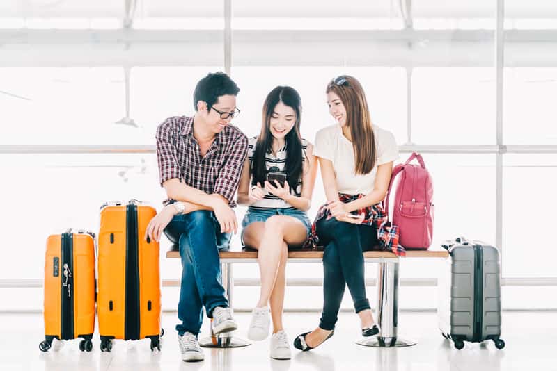 Travelers Chatting