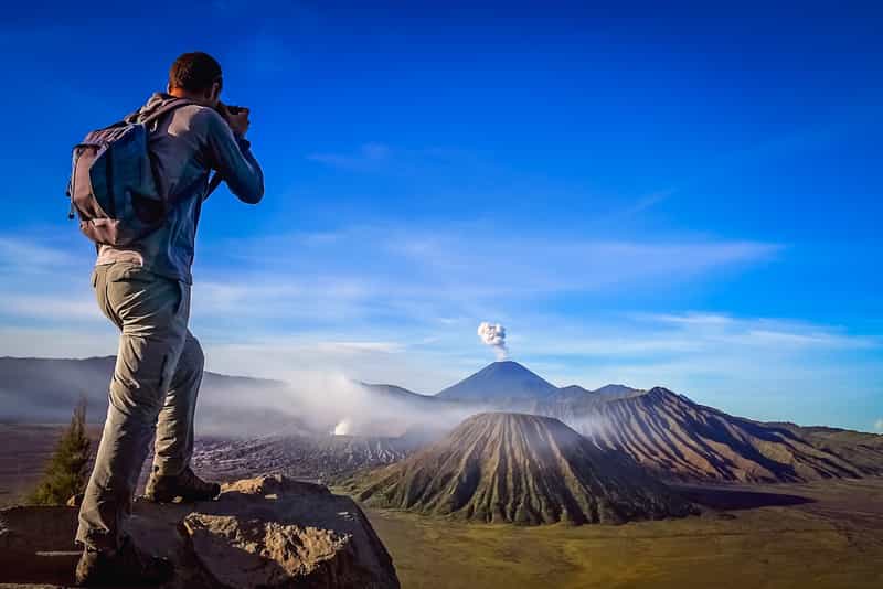 Traveller Cherishing the Place