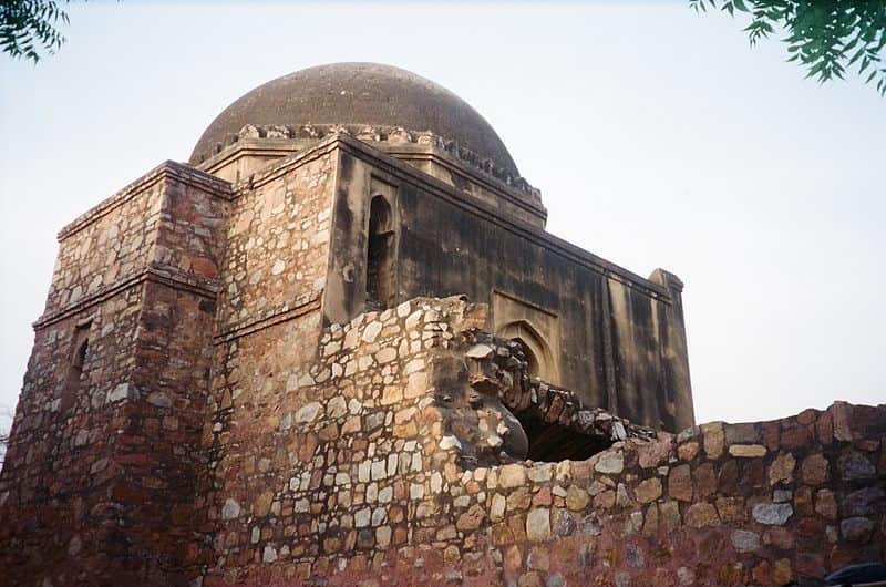 A view of the Masjid in Siri Fort