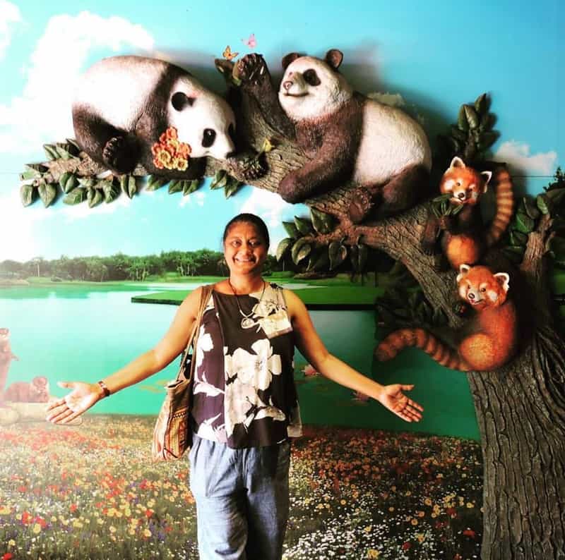 Anuradha at Ocean Park, Hong Kong