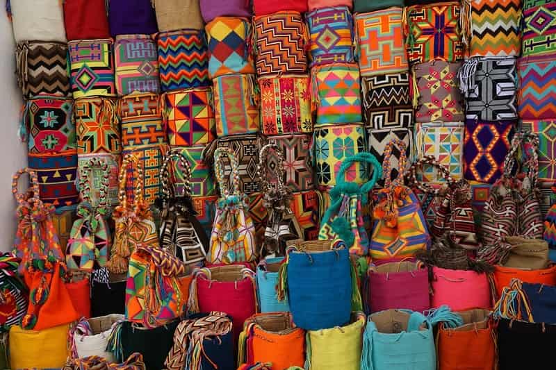 Apart from shoes, you will also find vibrant bags and clothes