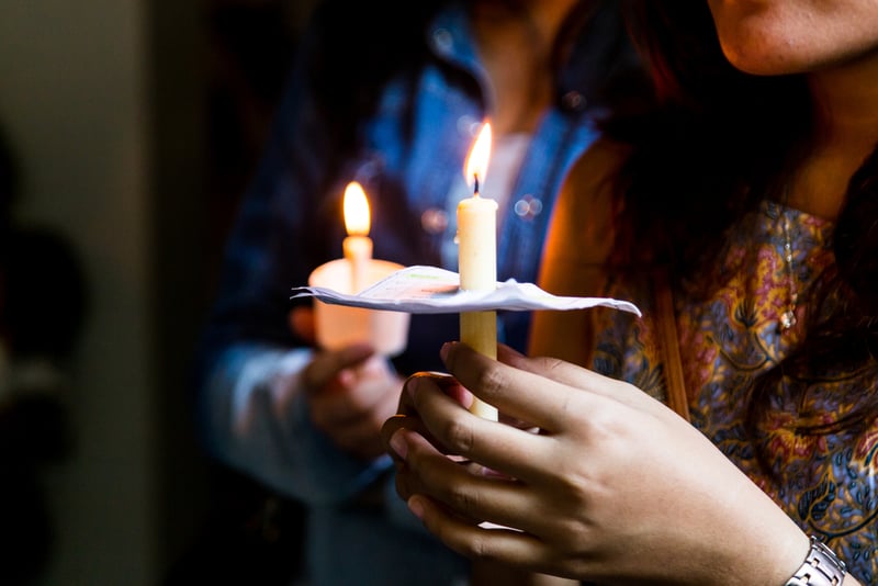 Candlelight vigil
