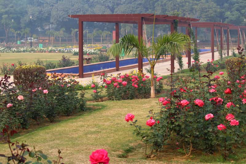December to January is the best time to visit the National Rose Garden
