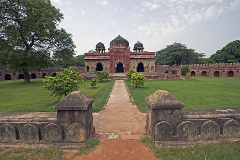 Isa Khan’s Tomb is among the oldest sunken garden style tombs