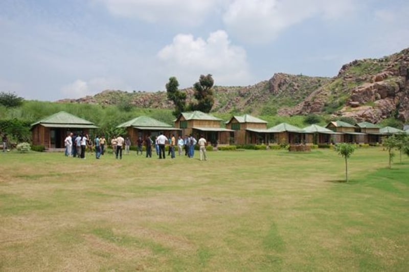 People ready to take part in the various activities at the camp