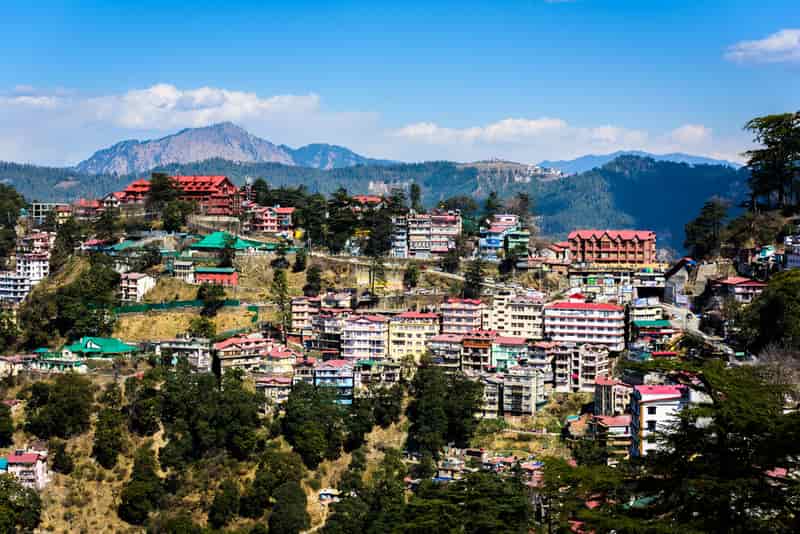 Stunning views of Shimla
