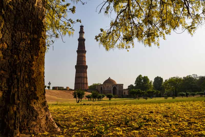 The 72-metre Tower of Victory, the Qutab Minar