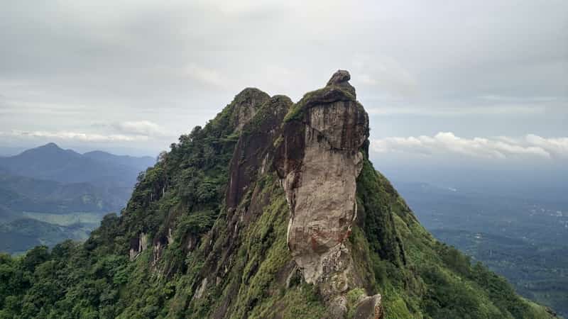 The Kalsubai Peak as seen from the top