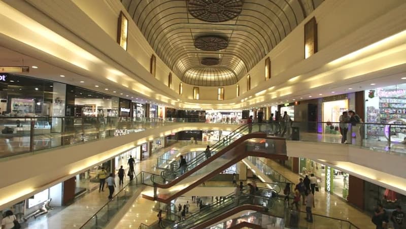 The Palladium mall offers luxury brands