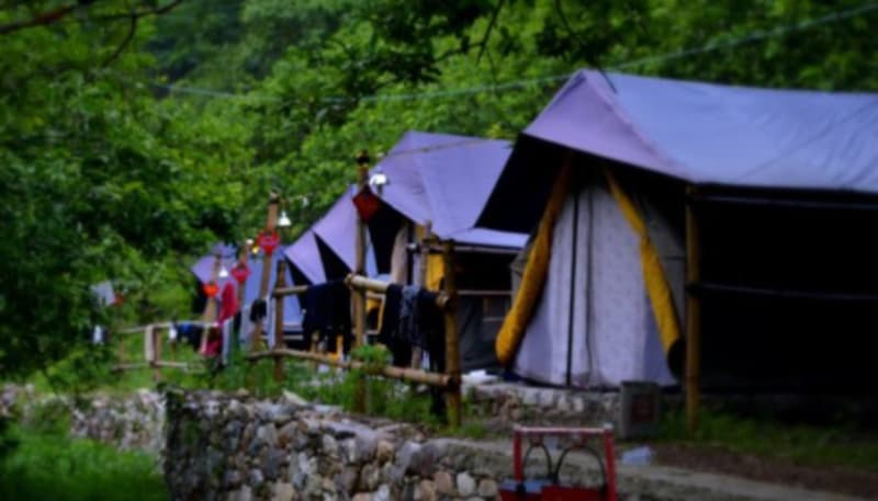 The campsite at Lansdowne