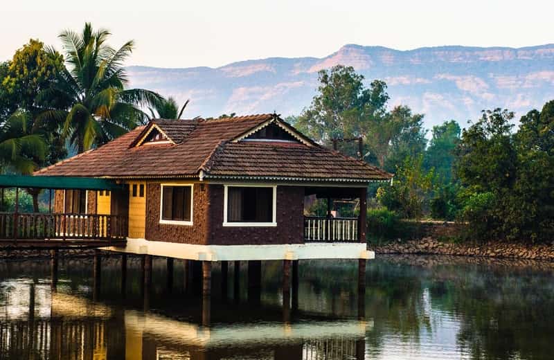 The cottage farm at the Saguna Baug