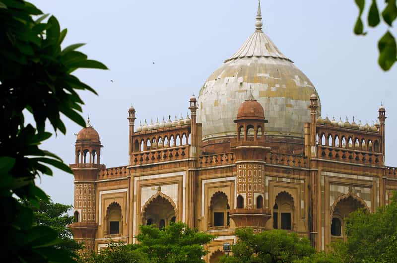 The grave was built as a garden tomb