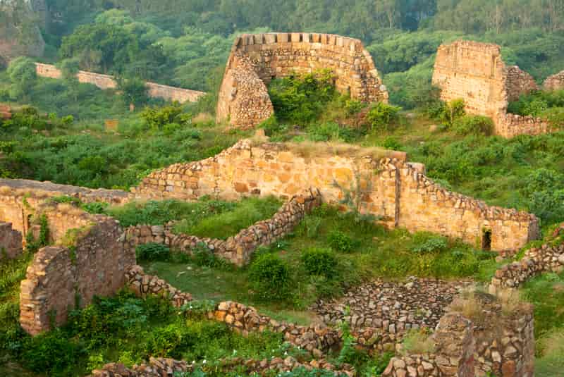 This fort has 15-metre-high walls