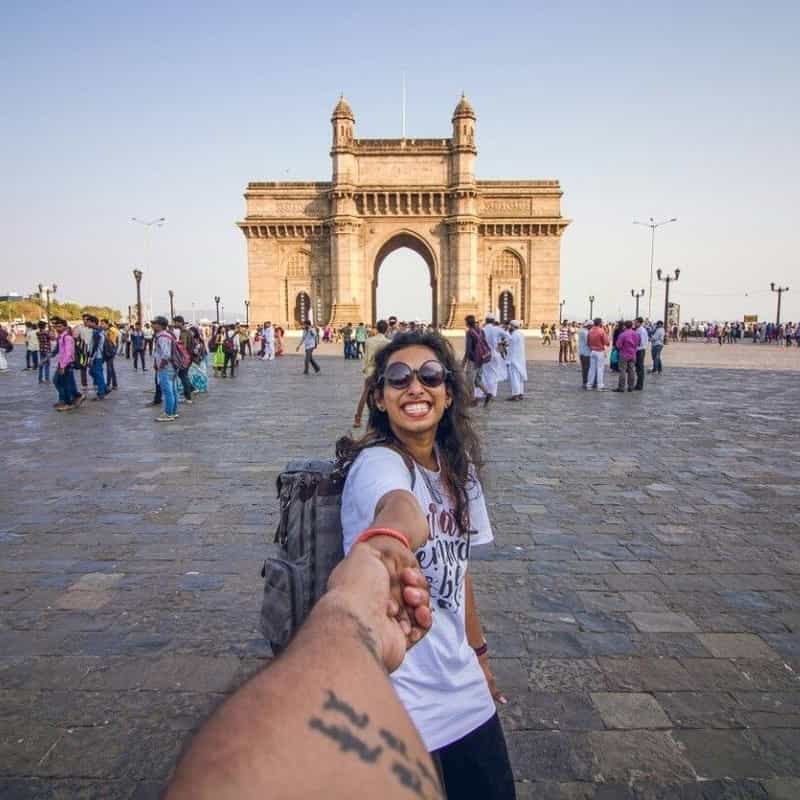 Trishita at the Gateway of India, Mumbai