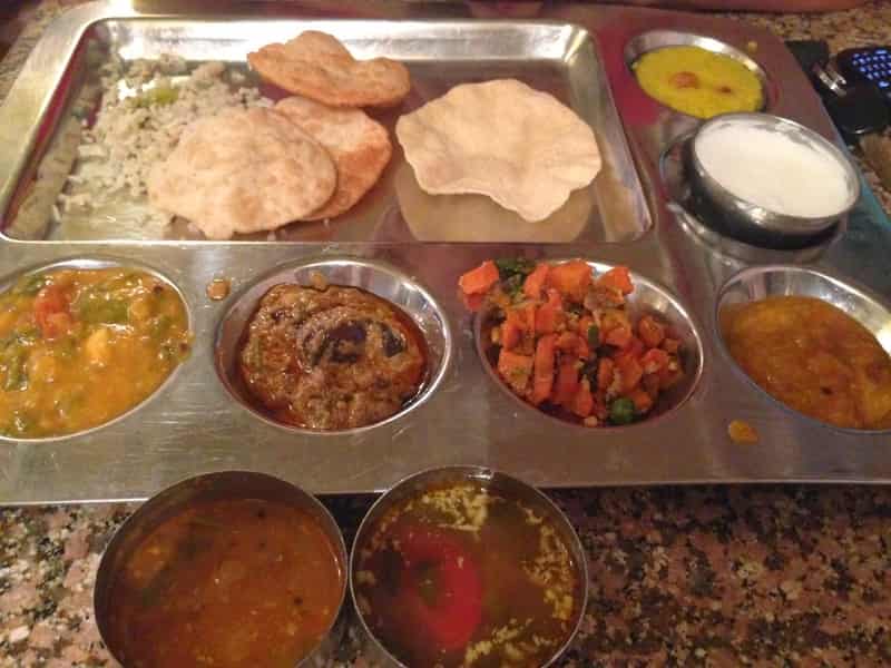 Andhra Bhavan is packed everyday of the week