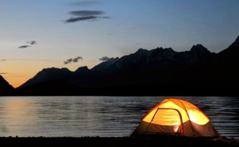Camp by the Pawna Lake