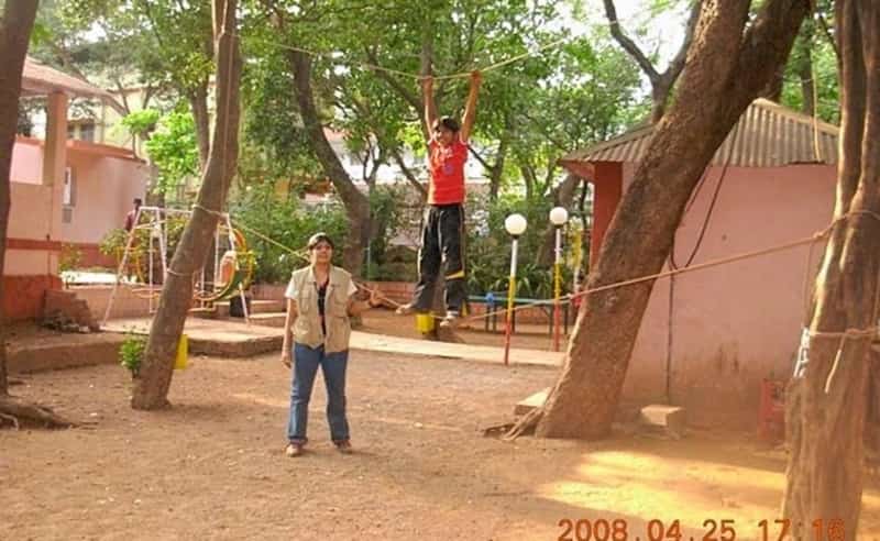 Kids engaged in the various activities at Matheran camp