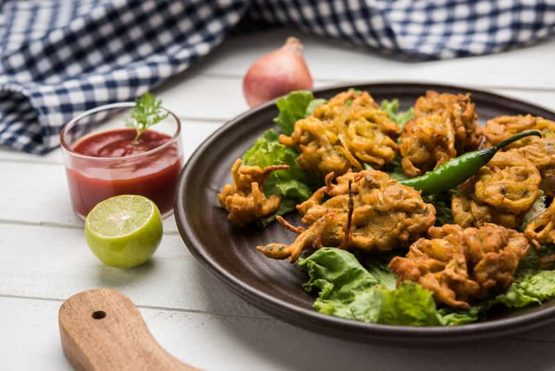 Pakodas are an Indian favourite, and hugely popular on the streets of Vijayawada