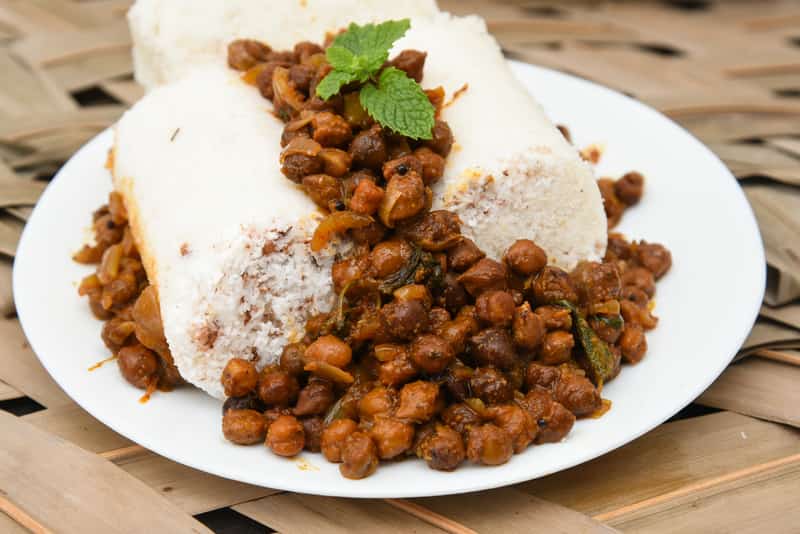 Puttu with Kadala Curry