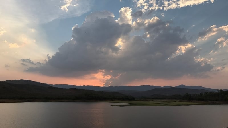 Sunset on the Ayyanakere Lake