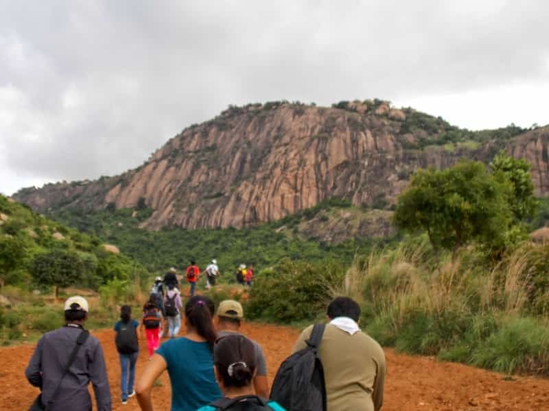 Trekkers enroute to the Betta