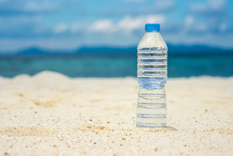 Water Bottle is a Must Have on the beach