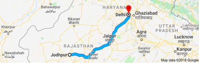 Jodhpur To Delhi Distance By Road Jodhpur To Delhi - Treebo Blog