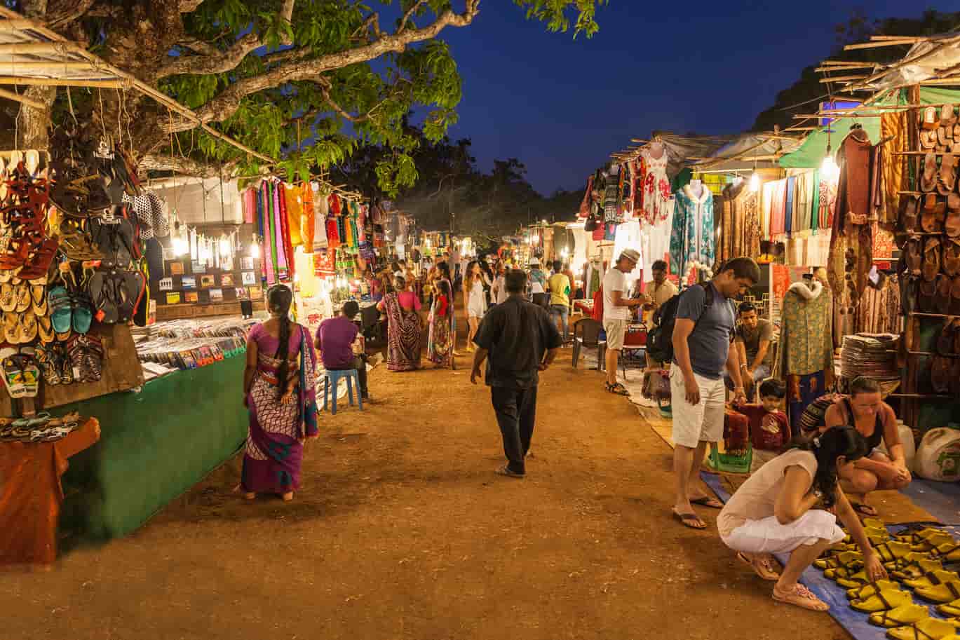 Shopping markets in goa