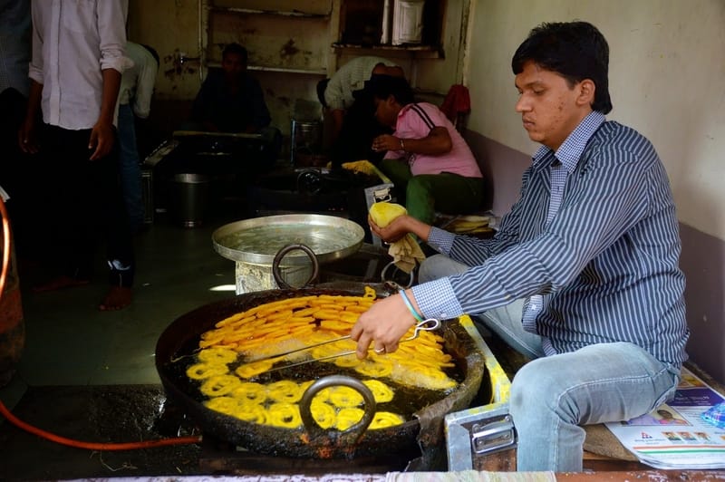 Yummy Jalebi in the making