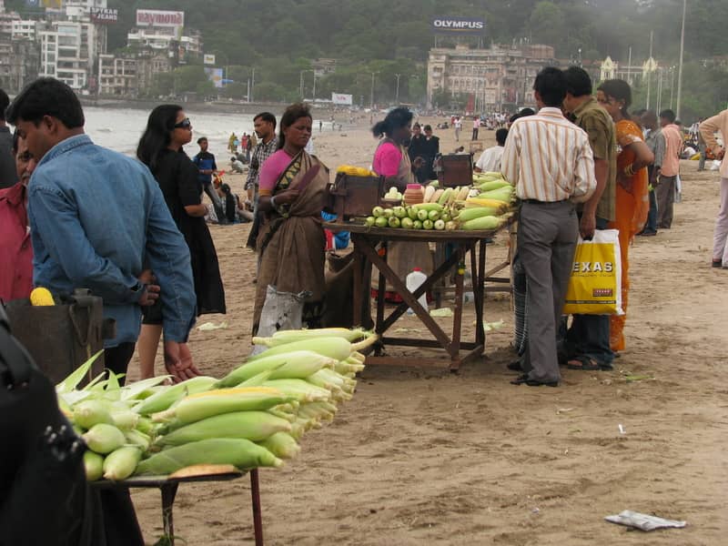 Sweet corn vendors