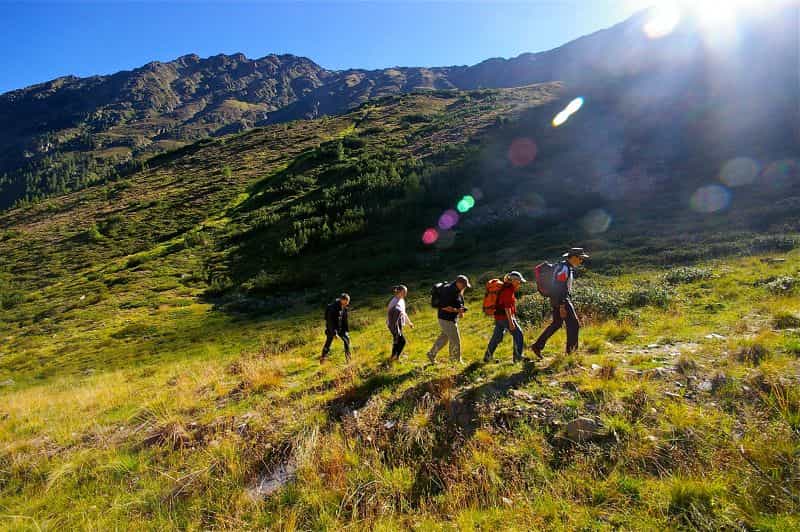 Group of trekkers