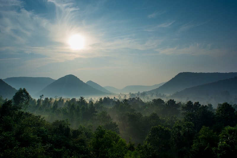 Kambalakonda view from a vantage point