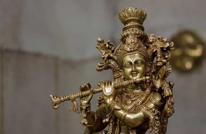  Lord Krishna idol