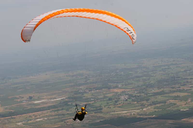 Paragliding in Nandi Hills