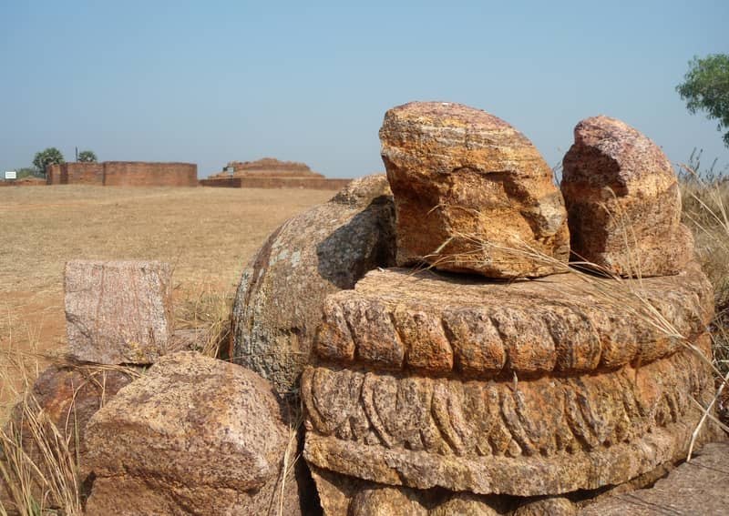 Remnants at the monastery complex